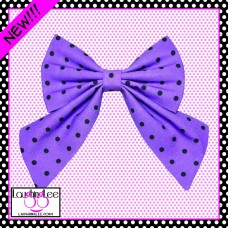 Purple LaughingLee Dots Sailor Bow Purple LaughingLee Dots Sailor Bow