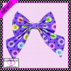 Smiling Daisies Purple Sailor Bow Smiling Daisies Purple Sailor Bow
