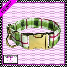 Winter Plaid Pet Collar