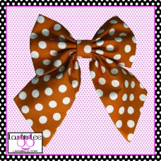 Orange with White Polka Dots Sailor Bow Orange with White Polka Dots Sailor Bow