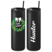 Happy Holidays Berry Wreath Thermal Travel Tumbler